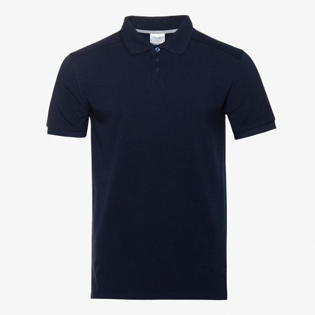 Рубашка поло мужская STAN хлопок/эластан 200, 05 Тёмно-синий с логотипом в Екатеринбурге заказать по выгодной цене в кибермаркете AvroraStore