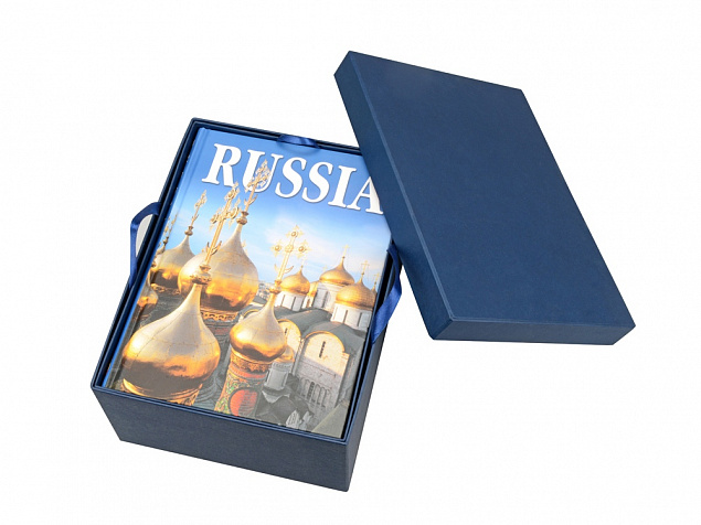 Подарочный набор Музыкальная Россия: балалайка, книга  RUSSIA с логотипом в Екатеринбурге заказать по выгодной цене в кибермаркете AvroraStore