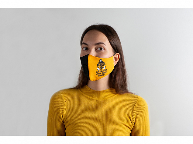 Гигиеническая маска для лица многоразовая с люверсом, для сублимации в крое с логотипом в Екатеринбурге заказать по выгодной цене в кибермаркете AvroraStore