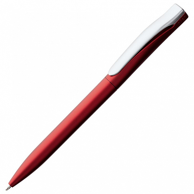 Ручка шариковая Pin Silver, красная с логотипом в Екатеринбурге заказать по выгодной цене в кибермаркете AvroraStore