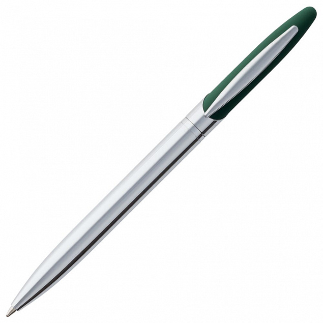 Ручка шариковая Dagger Soft Touch, зеленая с логотипом в Екатеринбурге заказать по выгодной цене в кибермаркете AvroraStore