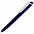 Ручка шариковая Pigra P02 Mat, темно-синяя с белым с логотипом в Екатеринбурге заказать по выгодной цене в кибермаркете AvroraStore