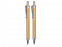 Набор Bamboo: шариковая ручка и механический карандаш с логотипом в Екатеринбурге заказать по выгодной цене в кибермаркете AvroraStore