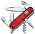 Офицерский нож Spartan 91, прозрачный красный с логотипом в Екатеринбурге заказать по выгодной цене в кибермаркете AvroraStore