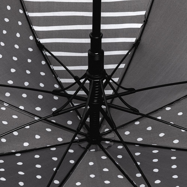 Зонт-трость Polka Dot с логотипом в Екатеринбурге заказать по выгодной цене в кибермаркете AvroraStore