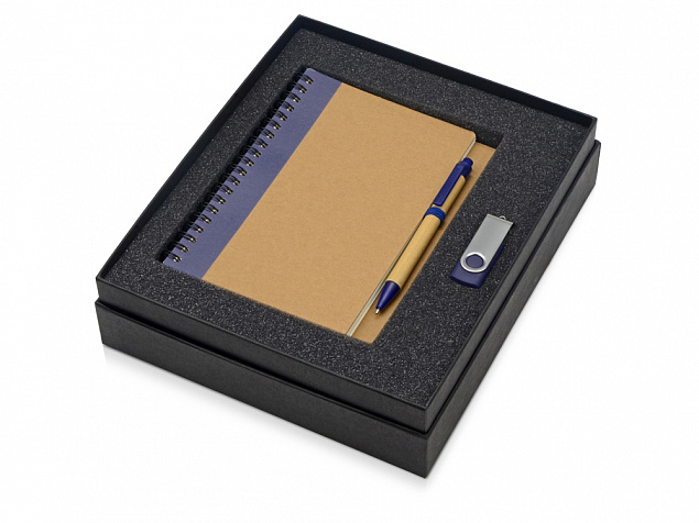 Подарочный набор Essentials с флешкой и блокнотом А5 с ручкой с логотипом в Екатеринбурге заказать по выгодной цене в кибермаркете AvroraStore