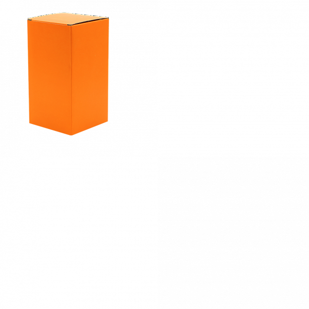 Коробка глянцевая для термокружки Surprise, оранжевый с логотипом в Екатеринбурге заказать по выгодной цене в кибермаркете AvroraStore