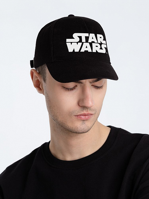 Бейсболка Star Wars, черная с логотипом в Екатеринбурге заказать по выгодной цене в кибермаркете AvroraStore