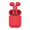 Наушники беспроводные с зарядным боксом TWS AIR SOFT, цвет красный  с логотипом в Екатеринбурге заказать по выгодной цене в кибермаркете AvroraStore