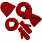 Шарф Nordkyn, красный с логотипом в Екатеринбурге заказать по выгодной цене в кибермаркете AvroraStore
