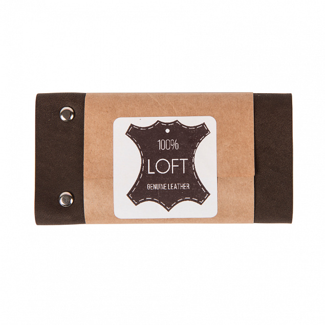 Ключница  кожаная, "LOFT" с логотипом в Екатеринбурге заказать по выгодной цене в кибермаркете AvroraStore