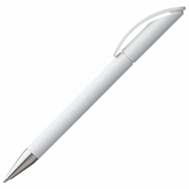 Ручка шариковая Prodir DS3 TPC, белая с логотипом в Екатеринбурге заказать по выгодной цене в кибермаркете AvroraStore