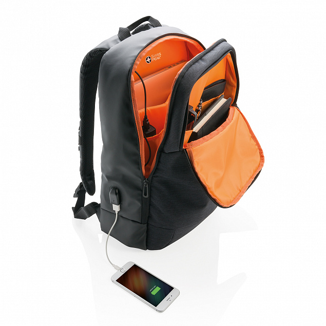 Рюкзак Swiss Peak для ноутбука 15" с логотипом в Екатеринбурге заказать по выгодной цене в кибермаркете AvroraStore