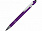Ручка металлическая soft-touch шариковая со стилусом Sway, зеленый/серебристый с логотипом в Екатеринбурге заказать по выгодной цене в кибермаркете AvroraStore