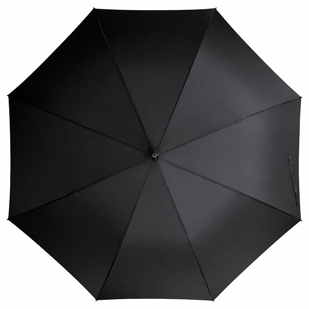 Зонт-трость Unit Classic, черный с логотипом в Екатеринбурге заказать по выгодной цене в кибермаркете AvroraStore