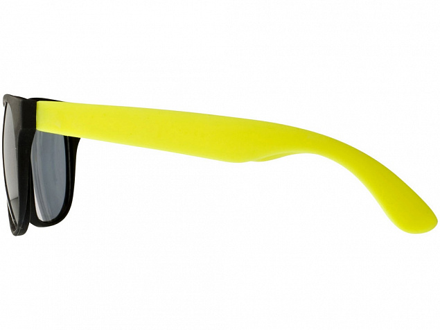 Очки солнцезащитные Retro, неоново-желтый с логотипом в Екатеринбурге заказать по выгодной цене в кибермаркете AvroraStore