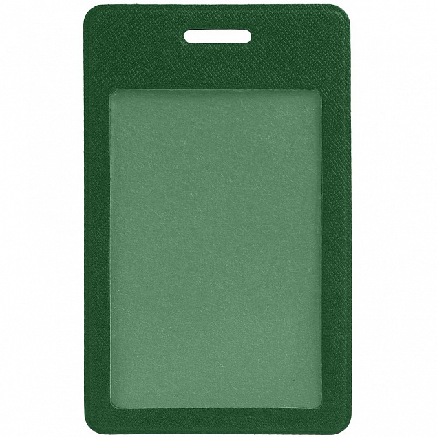 Чехол для пропуска Devon, темно-зеленый с логотипом в Екатеринбурге заказать по выгодной цене в кибермаркете AvroraStore