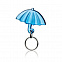 Брелок Rainy, синий с логотипом в Екатеринбурге заказать по выгодной цене в кибермаркете AvroraStore