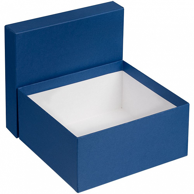 Коробка Satin, большая, синяя с логотипом в Екатеринбурге заказать по выгодной цене в кибермаркете AvroraStore