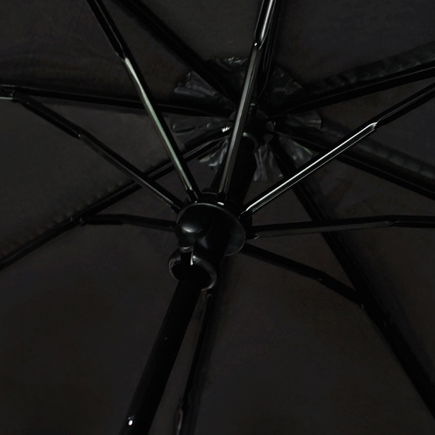 Зонт складной Сиэтл - Черный AA с логотипом в Екатеринбурге заказать по выгодной цене в кибермаркете AvroraStore