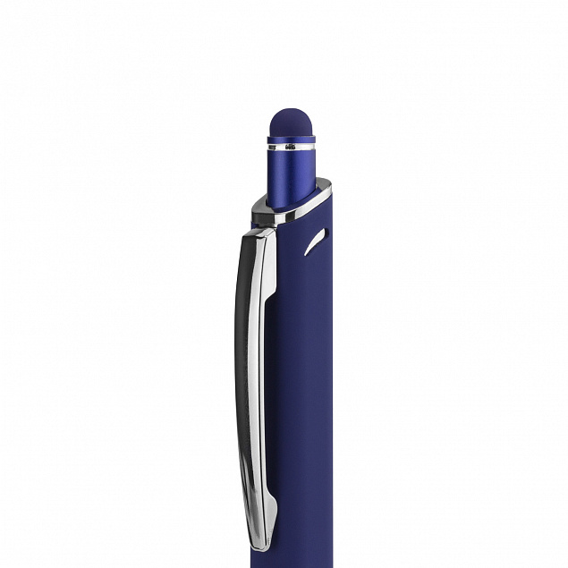 Шариковая ручка Quattro, синяя с логотипом в Екатеринбурге заказать по выгодной цене в кибермаркете AvroraStore