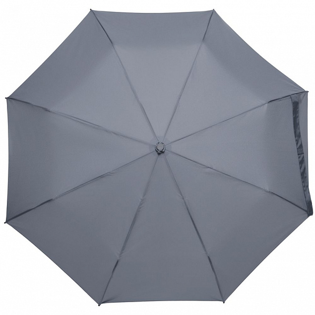 Зонт складной Fillit, серый с логотипом в Екатеринбурге заказать по выгодной цене в кибермаркете AvroraStore