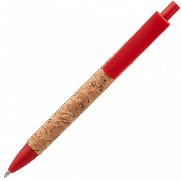 Ручка шариковая Grapho, красная с логотипом в Екатеринбурге заказать по выгодной цене в кибермаркете AvroraStore
