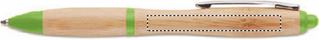 Ручка шариковая из бамбука и пл с логотипом в Екатеринбурге заказать по выгодной цене в кибермаркете AvroraStore
