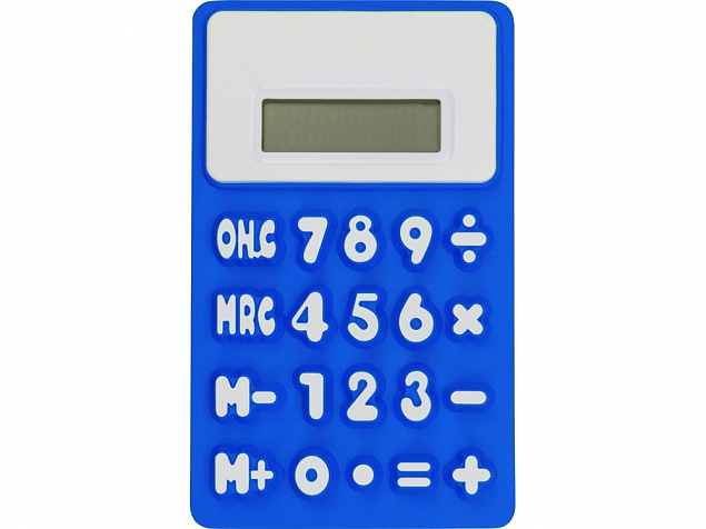 Калькулятор Splitz, ярко-синий с логотипом в Екатеринбурге заказать по выгодной цене в кибермаркете AvroraStore