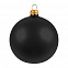 Елочный шар Gala Matt в коробке, 8,5 см, черный с логотипом в Екатеринбурге заказать по выгодной цене в кибермаркете AvroraStore