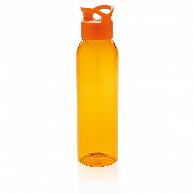 Герметичная бутылка для воды из AS-пластика, оранжевая с логотипом в Екатеринбурге заказать по выгодной цене в кибермаркете AvroraStore