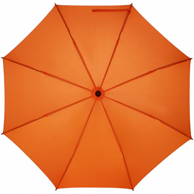 Зонт-трость Undercolor с цветными спицами, оранжевый с логотипом в Екатеринбурге заказать по выгодной цене в кибермаркете AvroraStore