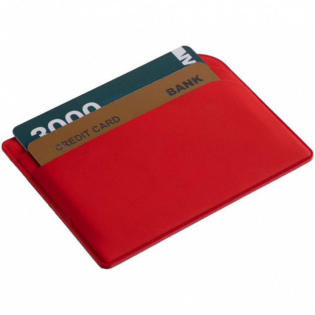 Чехол для карточек Dorset, красный с логотипом в Екатеринбурге заказать по выгодной цене в кибермаркете AvroraStore