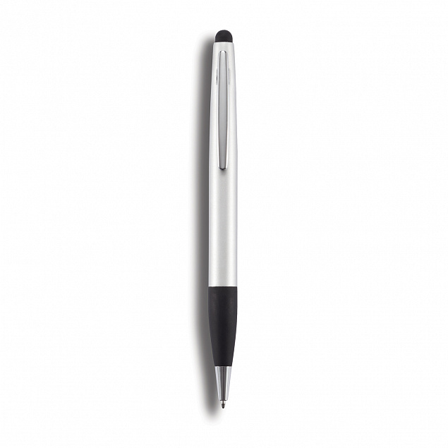 Ручка-стилус Touch 2 в 1, серебряный с логотипом в Екатеринбурге заказать по выгодной цене в кибермаркете AvroraStore