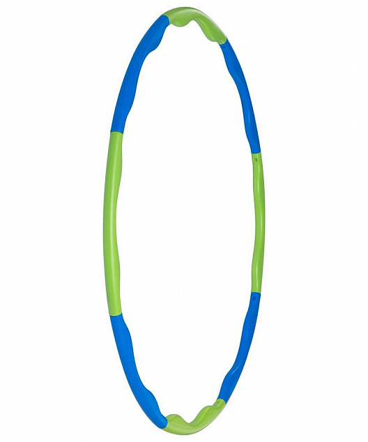 Обруч массажный Hula Hoop, сине-зеленый с логотипом в Екатеринбурге заказать по выгодной цене в кибермаркете AvroraStore
