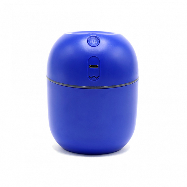 Светодиодный USB увлажнитель Egg - Синий HH с логотипом в Екатеринбурге заказать по выгодной цене в кибермаркете AvroraStore