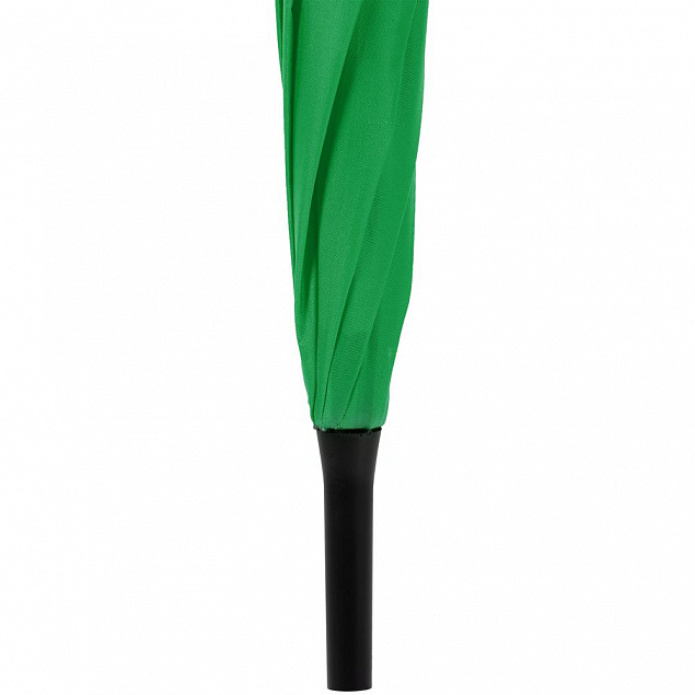 Зонт-трость Color Play, зеленый с логотипом в Екатеринбурге заказать по выгодной цене в кибермаркете AvroraStore