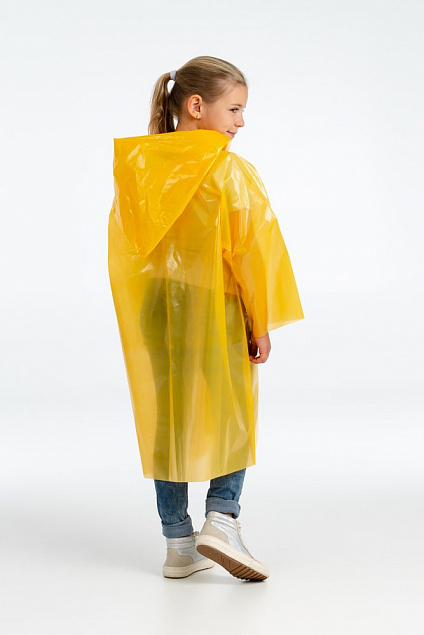 Дождевик-плащ детский BrightWay Kids, желтый с логотипом в Екатеринбурге заказать по выгодной цене в кибермаркете AvroraStore