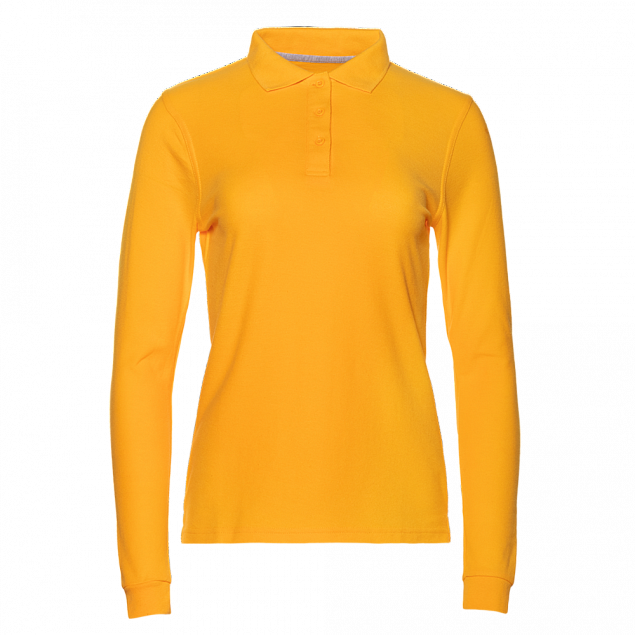 Рубашка поло Рубашка женская 04SW Жёлтый с логотипом в Екатеринбурге заказать по выгодной цене в кибермаркете AvroraStore