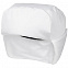 Шапка-ушанка Shelter, белая с логотипом в Екатеринбурге заказать по выгодной цене в кибермаркете AvroraStore