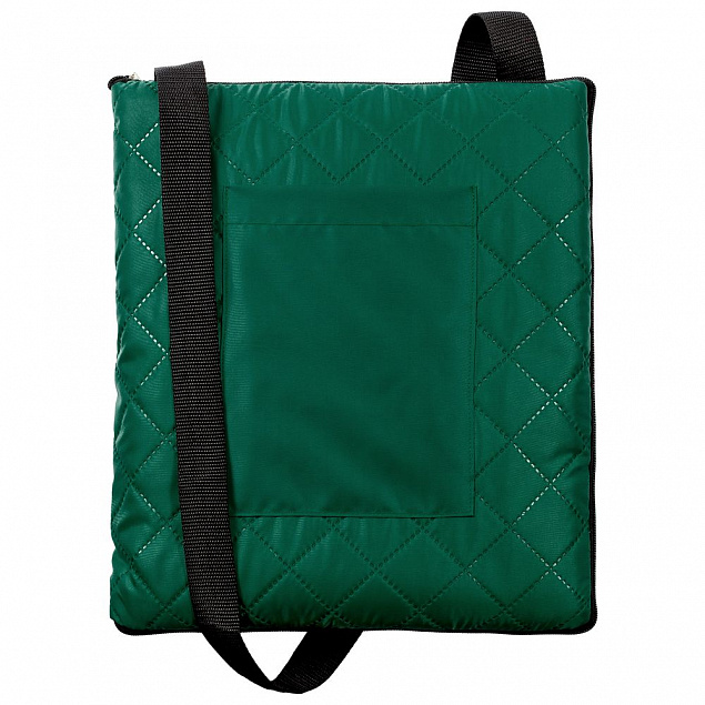 Плед для пикника Soft &amp; Dry, зеленый с логотипом в Екатеринбурге заказать по выгодной цене в кибермаркете AvroraStore