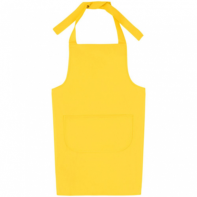 Фартук Neat, желтый с логотипом в Екатеринбурге заказать по выгодной цене в кибермаркете AvroraStore