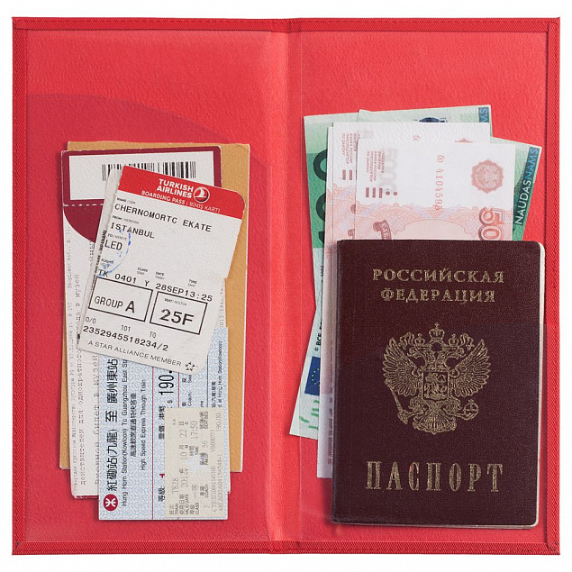 Органайзер для путешествий Twill, красный с логотипом в Екатеринбурге заказать по выгодной цене в кибермаркете AvroraStore