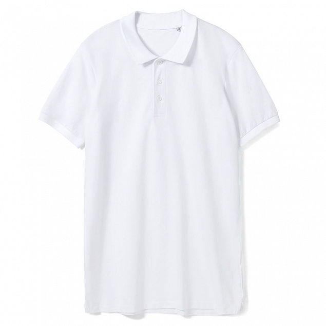Рубашка поло мужская PHOENIX MEN, белая с логотипом в Екатеринбурге заказать по выгодной цене в кибермаркете AvroraStore