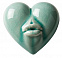 Фарфоровое сердце What The Heart Speaks About с логотипом в Екатеринбурге заказать по выгодной цене в кибермаркете AvroraStore