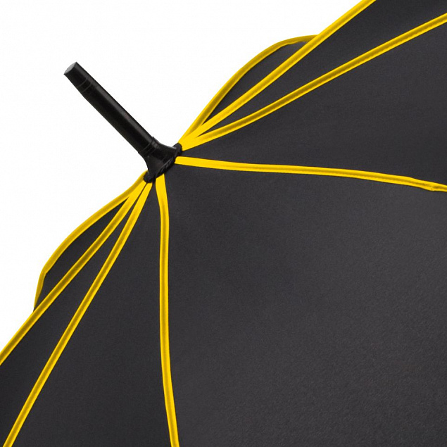 Зонт-трость Seam, желтый с логотипом в Екатеринбурге заказать по выгодной цене в кибермаркете AvroraStore