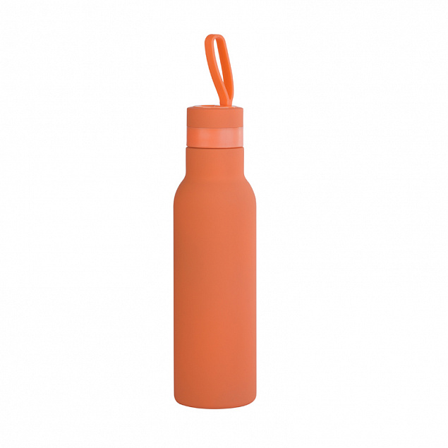 Бутылка для воды "Фитнес", покрытие soft touch, 0,7 л. с логотипом в Екатеринбурге заказать по выгодной цене в кибермаркете AvroraStore