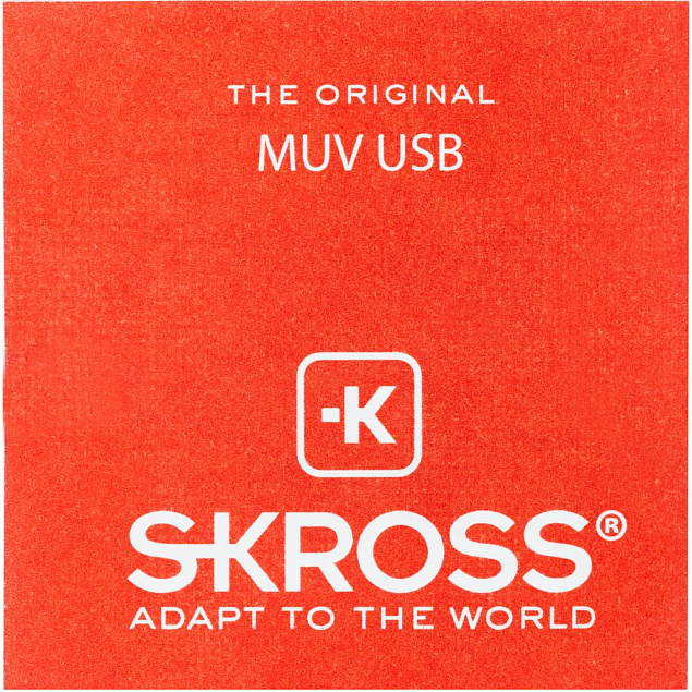 Зарядное устройство S-Kross MUV USB для путешествий, белое с логотипом в Екатеринбурге заказать по выгодной цене в кибермаркете AvroraStore