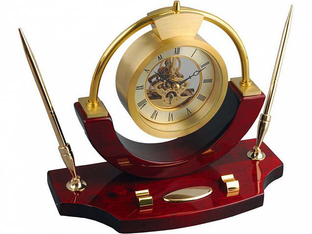 Часы настольные «Люксембург» с логотипом в Екатеринбурге заказать по выгодной цене в кибермаркете AvroraStore