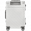 Чемодан Aluminum Frame PC Luggage V1, белый с логотипом в Екатеринбурге заказать по выгодной цене в кибермаркете AvroraStore
